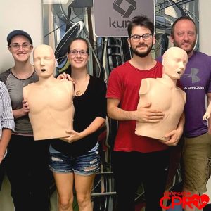 CPR certification training with mannequins in Nashville. Learn life-saving skills from certified instr.
